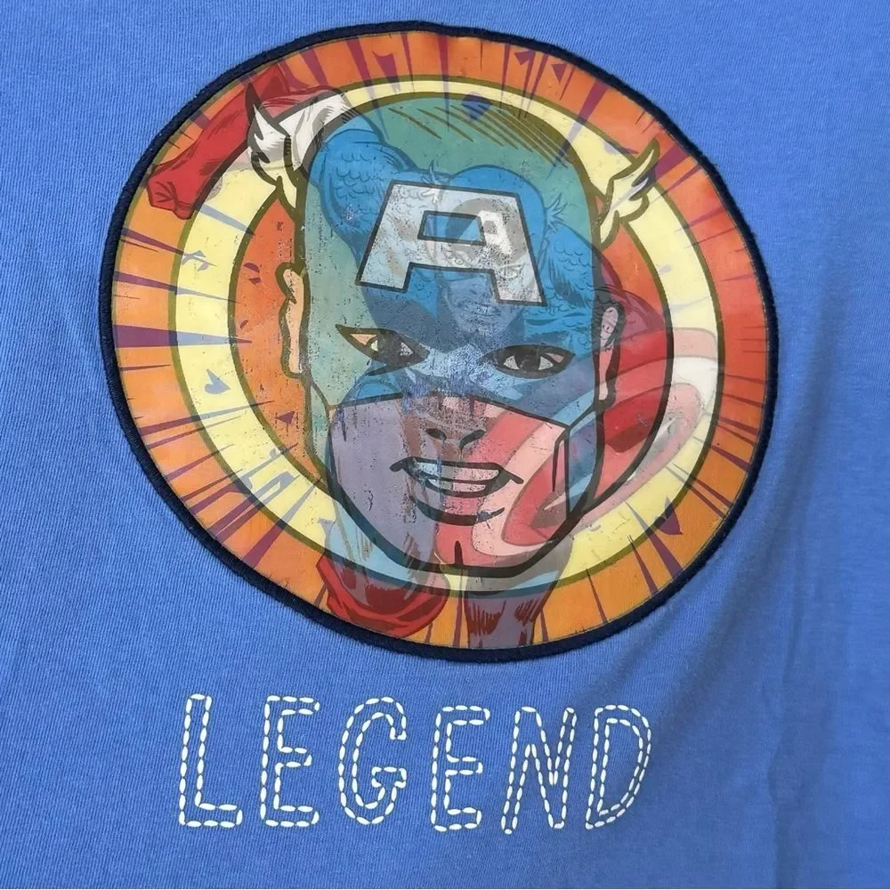 Gap Kids Boys Marvel Legend Captain America Avengers Graphic Tee. T-Shirt. 5. 5T